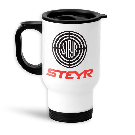 Steyr Termokrus Hvidt-Krus-Steyr-Garage Culture Shop- garage - man cave - merchandise