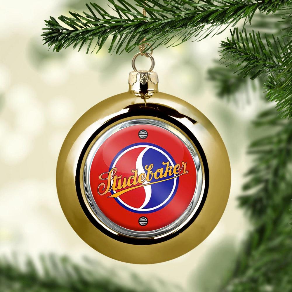 Studebaker Julekugle-Julekugle-Studebaker-Guld-Garage Culture Shop- garage - man cave - merchandise
