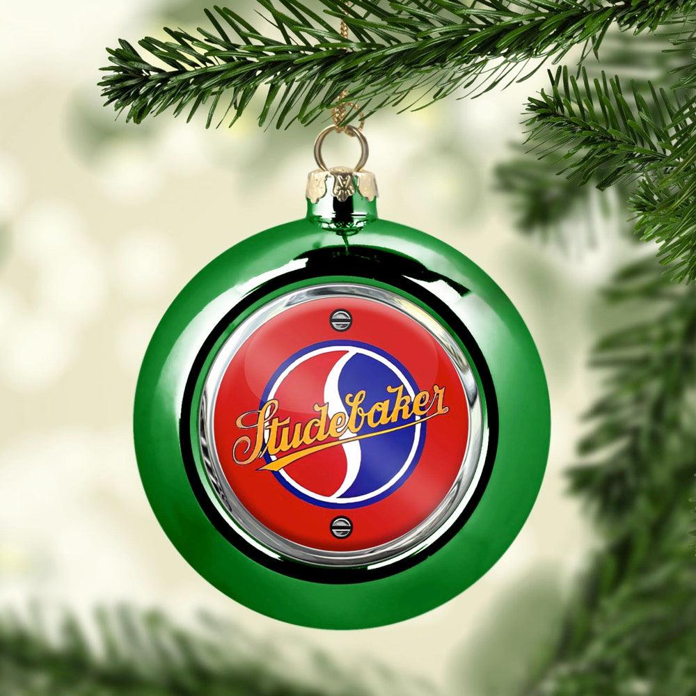 Studebaker Julekugle-Julekugle-Studebaker-Grøn-Garage Culture Shop- garage - man cave - merchandise