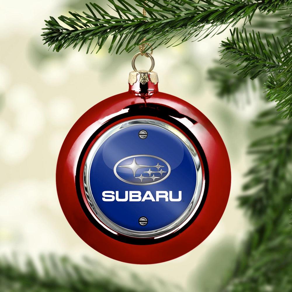 Subaru Julekugle-Julekugle-Subaru-Garage Culture Shop- garage - man cave - merchandise