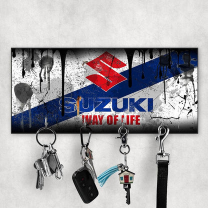 Suzuki Vintage Nøgleholdere-Nøgleholdere-Suzuki-Garage Culture Shop- garage - man cave - merchandise