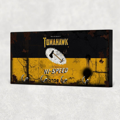 Tomahawk Motor Oil Vintage Nøgleholdere-Nøgleholdere-Motoroil-Garage Culture Shop- garage - man cave - merchandise