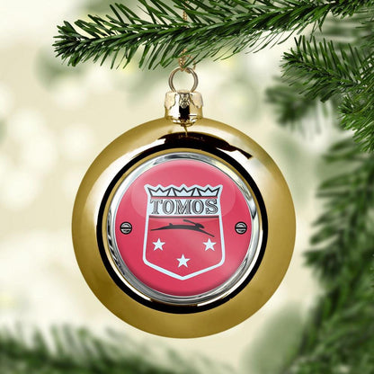 Tomos Julekugle-Julekugle-Tomos-Guld-Garage Culture Shop- garage - man cave - merchandise
