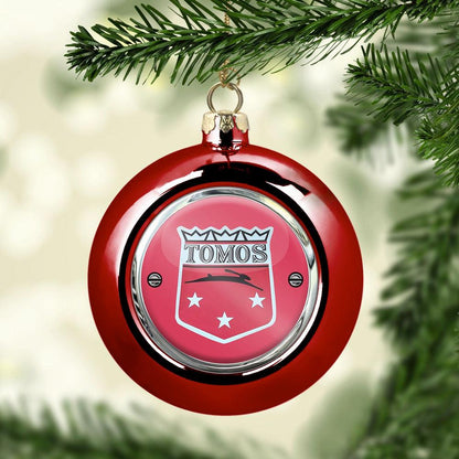 Tomos Julekugle-Julekugle-Tomos-Rød-Garage Culture Shop- garage - man cave - merchandise