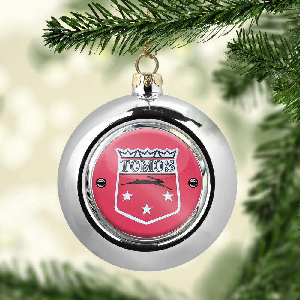 Tomos Julekugle-Julekugle-Tomos-Sølv-Garage Culture Shop- garage - man cave - merchandise