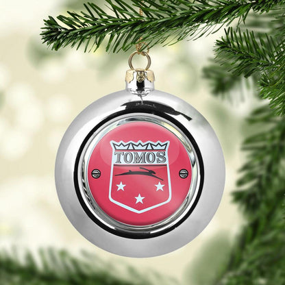 Tomos Julekugle-Julekugle-Tomos-Sølv-Garage Culture Shop- garage - man cave - merchandise
