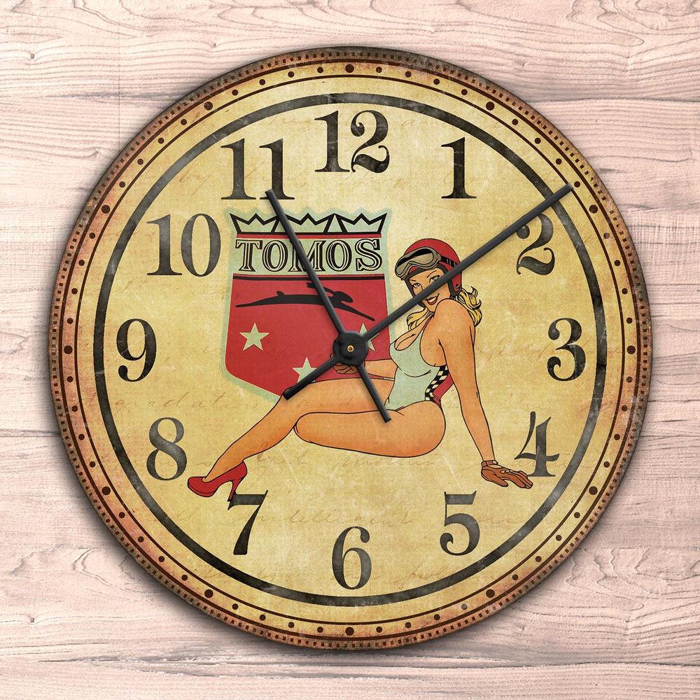 Tomos Vægur Rundt-Clock-Tomos-Garage Culture Shop- garage - man cave - merchandise