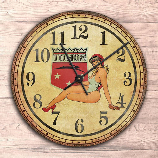 Tomos Vægur Rundt-Clock-Tomos-Garage Culture Shop- garage - man cave - merchandise