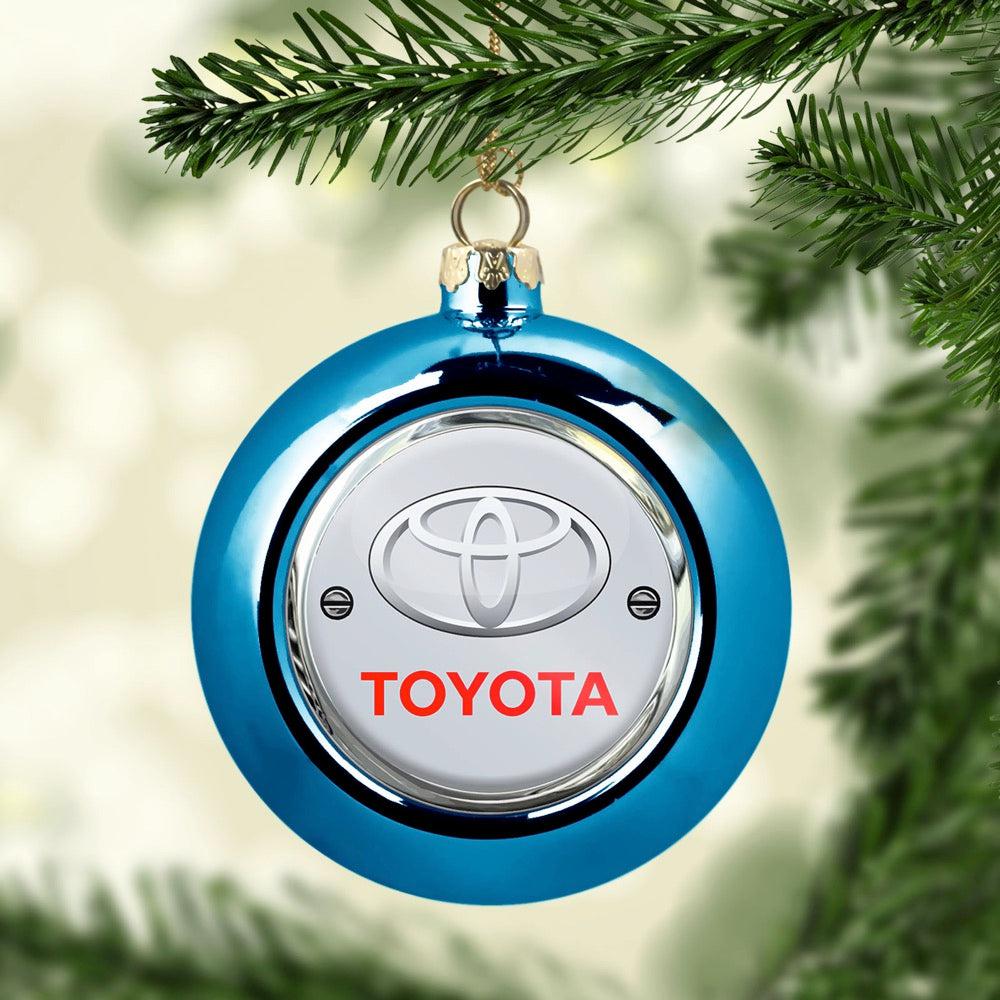 Toyota Julekugle-Julekugle-Toyota-Blå-Garage Culture Shop- garage - man cave - merchandise