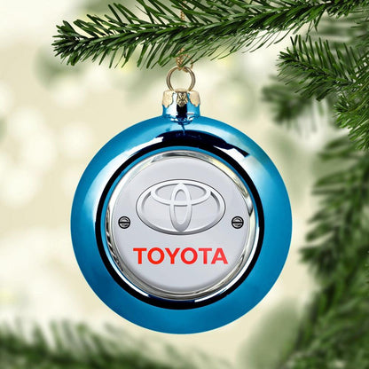 Toyota Julekugle-Julekugle-Toyota-Blå-Garage Culture Shop- garage - man cave - merchandise