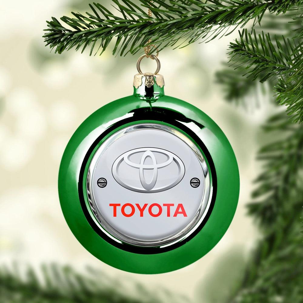 Toyota Julekugle-Julekugle-Toyota-Grøn-Garage Culture Shop- garage - man cave - merchandise