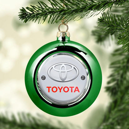 Toyota Julekugle-Julekugle-Toyota-Grøn-Garage Culture Shop- garage - man cave - merchandise