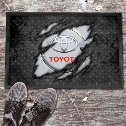 Toyota Ripped Vintage Dørmåtte-Dørmåtte-Toyota-Garage Culture Shop- garage - man cave - merchandise