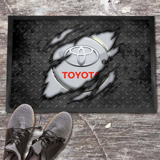 Toyota Ripped Vintage Dørmåtte-Dørmåtte-Toyota-Garage Culture Shop- garage - man cave - merchandise