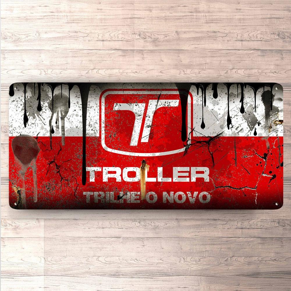 Troller Vintage 30x60cm Skilt-Skilte-Troller-Garage Culture Shop- garage - man cave - merchandise