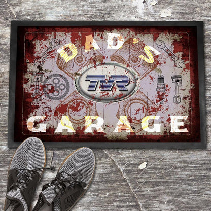 Tvr Dads Garage Vintage Dørmåtte-Dørmåtte-TVR-Garage Culture Shop- garage - man cave - merchandise