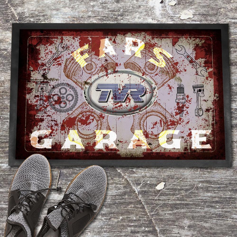Tvr Fars Garage Vintage Dørmåtte-Dørmåtte-TVR-Garage Culture Shop- garage - man cave - merchandise