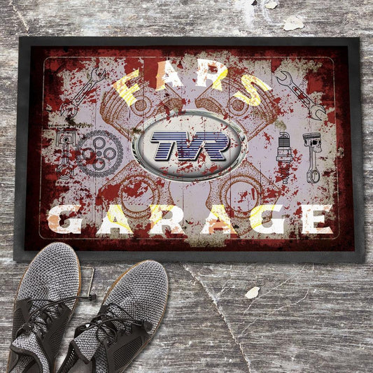 Tvr Fars Garage Vintage Dørmåtte-Dørmåtte-TVR-Garage Culture Shop- garage - man cave - merchandise