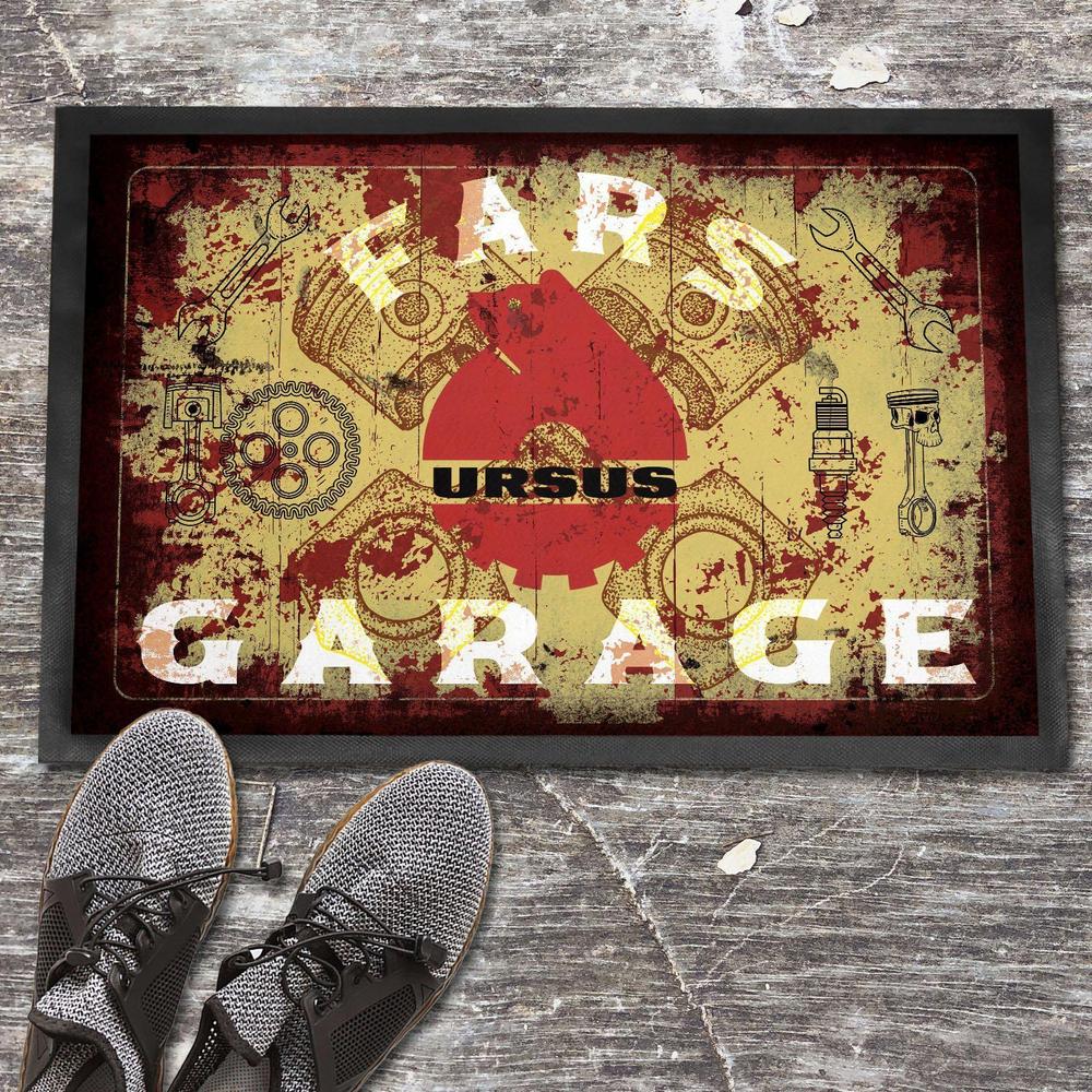 Ursus Fars Garage Vintage Dørmåtte-Dørmåtte-Ursus-Garage Culture Shop- garage - man cave - merchandise