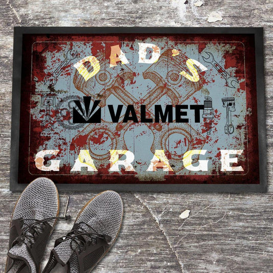 Valmet Dads Garage Vintage Dørmåtte-Dørmåtte-Valmet-Garage Culture Shop- garage - man cave - merchandise