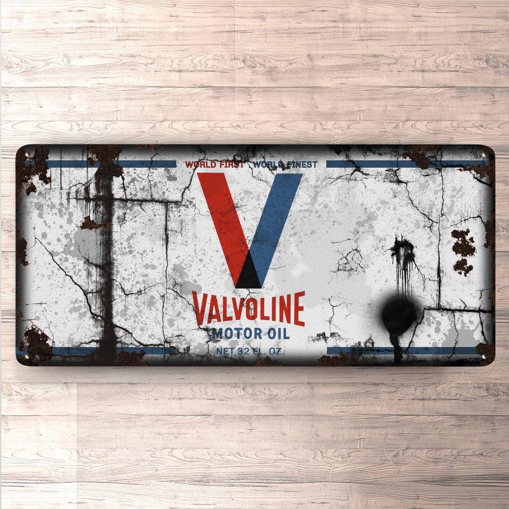 Valvoline Motor Oil Vintage 30x60cm Skilt-Skilte-Motoroil-Garage Culture Shop- garage - man cave - merchandise