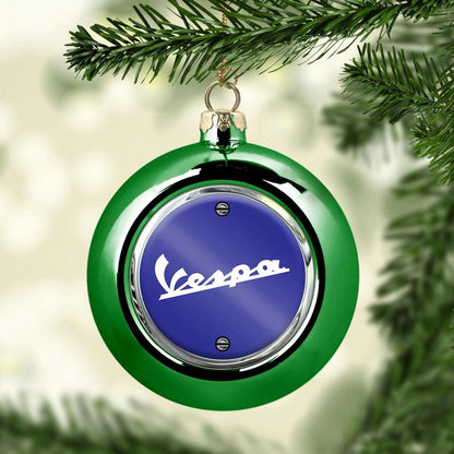 Vespa Julekugle-Julekugle-Vespa-Grøn-Garage Culture Shop- garage - man cave - merchandise