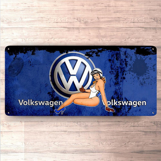 Volkswagen VW Vintage 30x60cm Skilt-Skilte-VW-Garage Culture Shop- garage - man cave - merchandise