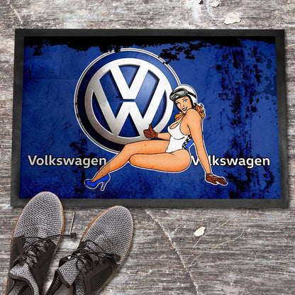 Volkswagen VW Vintage Dørmåtte-Dørmåtte-VW-Garage Culture Shop- garage - man cave - merchandise
