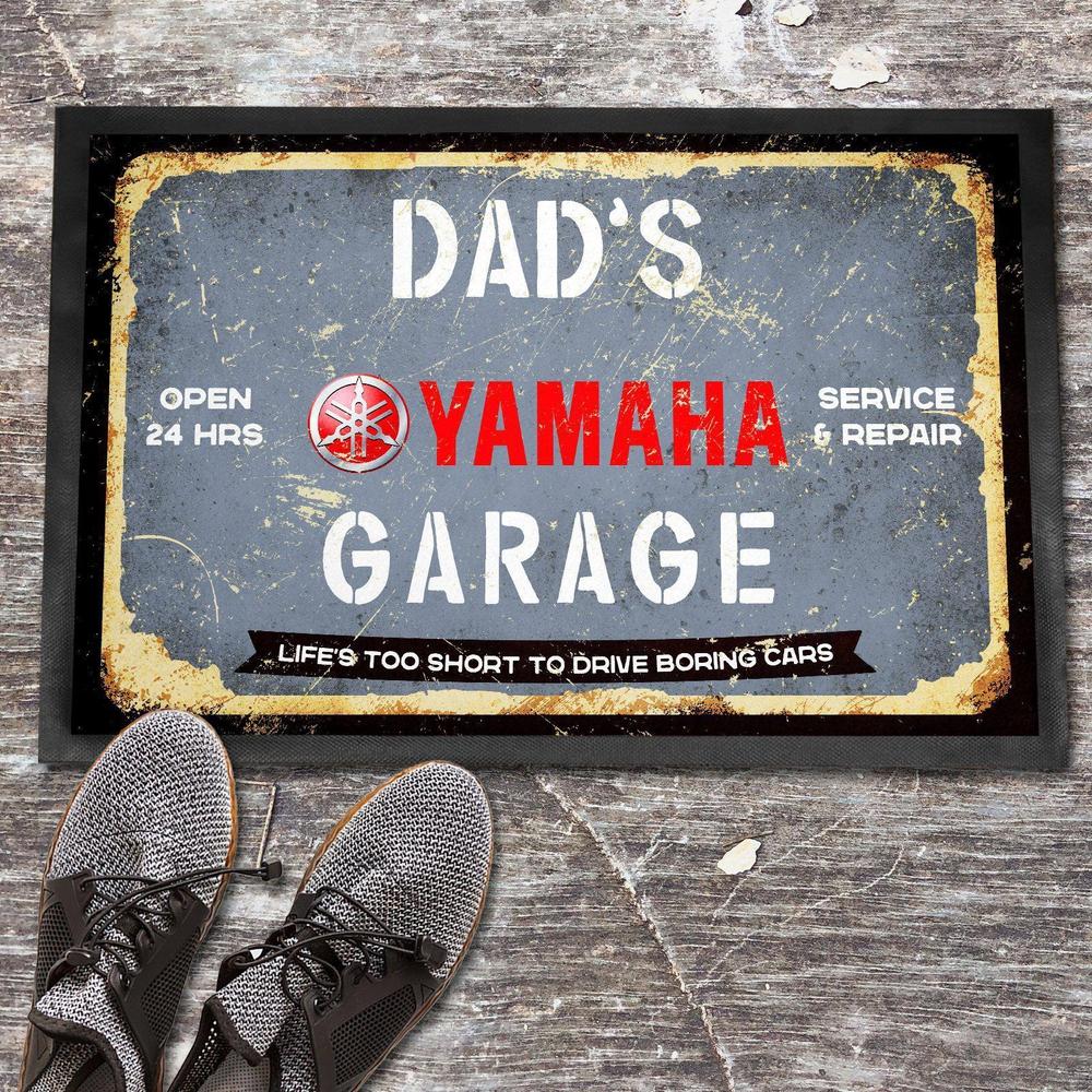 Yamaha Dads Garage Dørmåtte-Dørmåtte-Yamaha-Garage Culture Shop- garage - man cave - merchandise