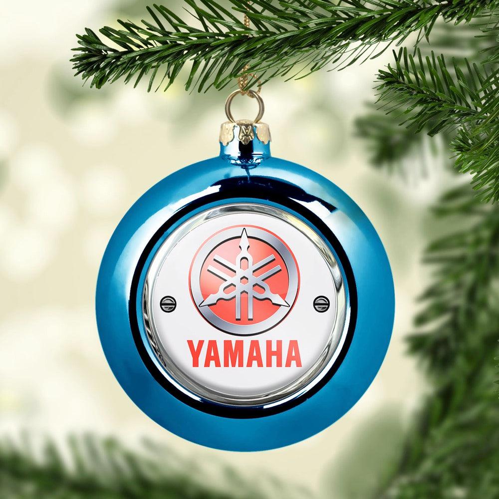 Yamaha Julekugle-Julekugle-Yamaha-Blå-Garage Culture Shop- garage - man cave - merchandise