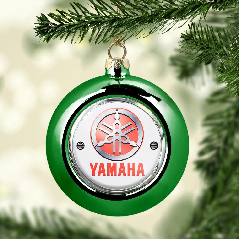 Yamaha Julekugle-Julekugle-Yamaha-Grøn-Garage Culture Shop- garage - man cave - merchandise