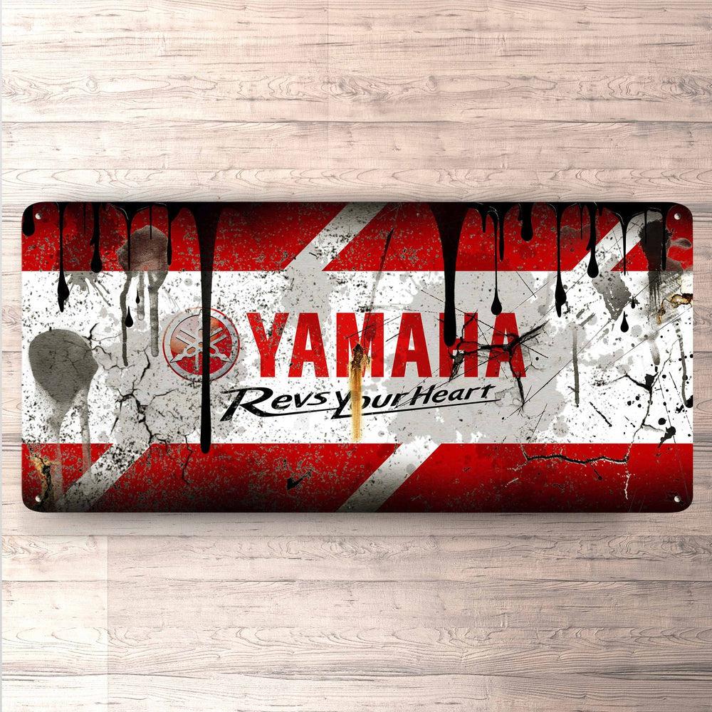 Yamaha Vintage 30x60cm Skilt-Skilte-Yamaha-Garage Culture Shop- garage - man cave - merchandise