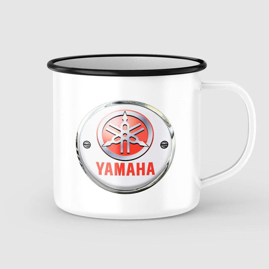 Yamaha Vintage Emaljekrus-Krus-Yamaha-Garage Culture Shop- garage - man cave - merchandise