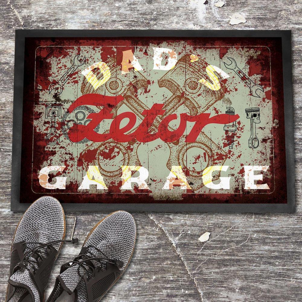 Zetor Dads Garage Vintage Dørmåtte-Dørmåtte-Zetor-Garage Culture Shop- garage - man cave - merchandise
