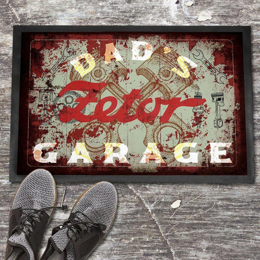 Zetor Dads Garage Vintage Dørmåtte-Dørmåtte-Zetor-Garage Culture Shop- garage - man cave - merchandise