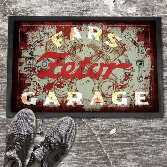 Zetor Fars Garage Vintage Dørmåtte-Dørmåtte-Zetor-Garage Culture Shop- garage - man cave - merchandise