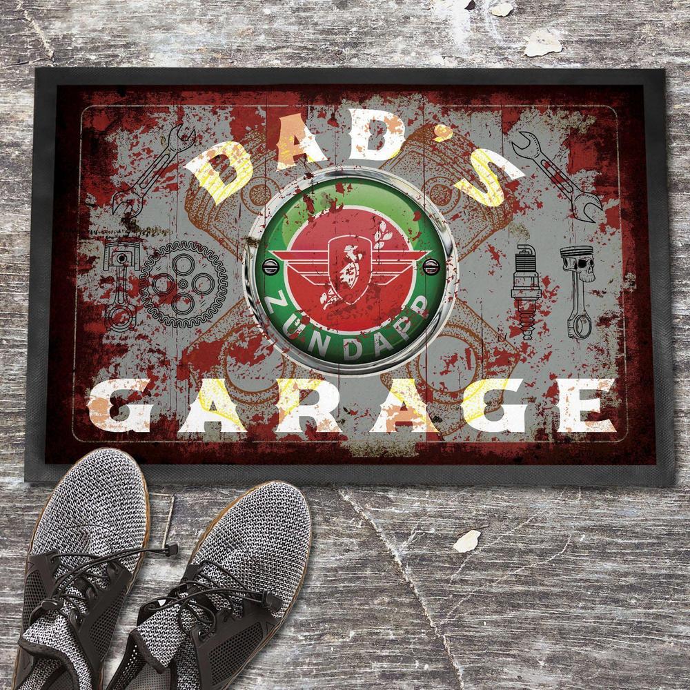 Zundapp Dads Garage Vintage Dørmåtte-Dørmåtte-Zündapp-Garage Culture Shop- garage - man cave - merchandise