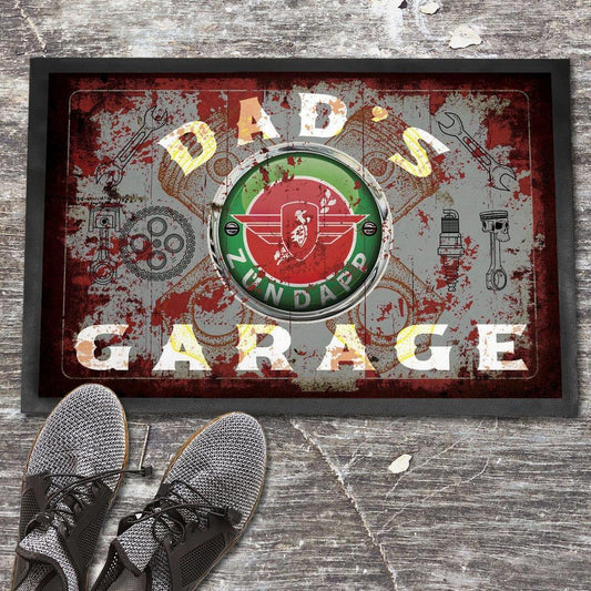 Zundapp Dads Garage Vintage Dørmåtte-Dørmåtte-Zündapp-Garage Culture Shop- garage - man cave - merchandise
