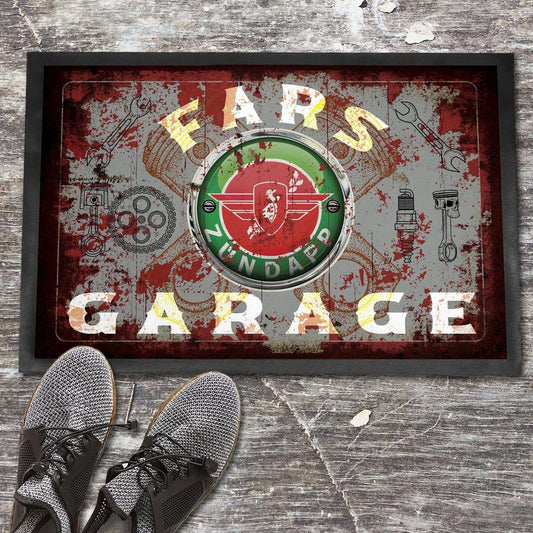 Zundapp Fars Garage Vintage Dørmåtte-Dørmåtte-Zündapp-Garage Culture Shop- garage - man cave - merchandise